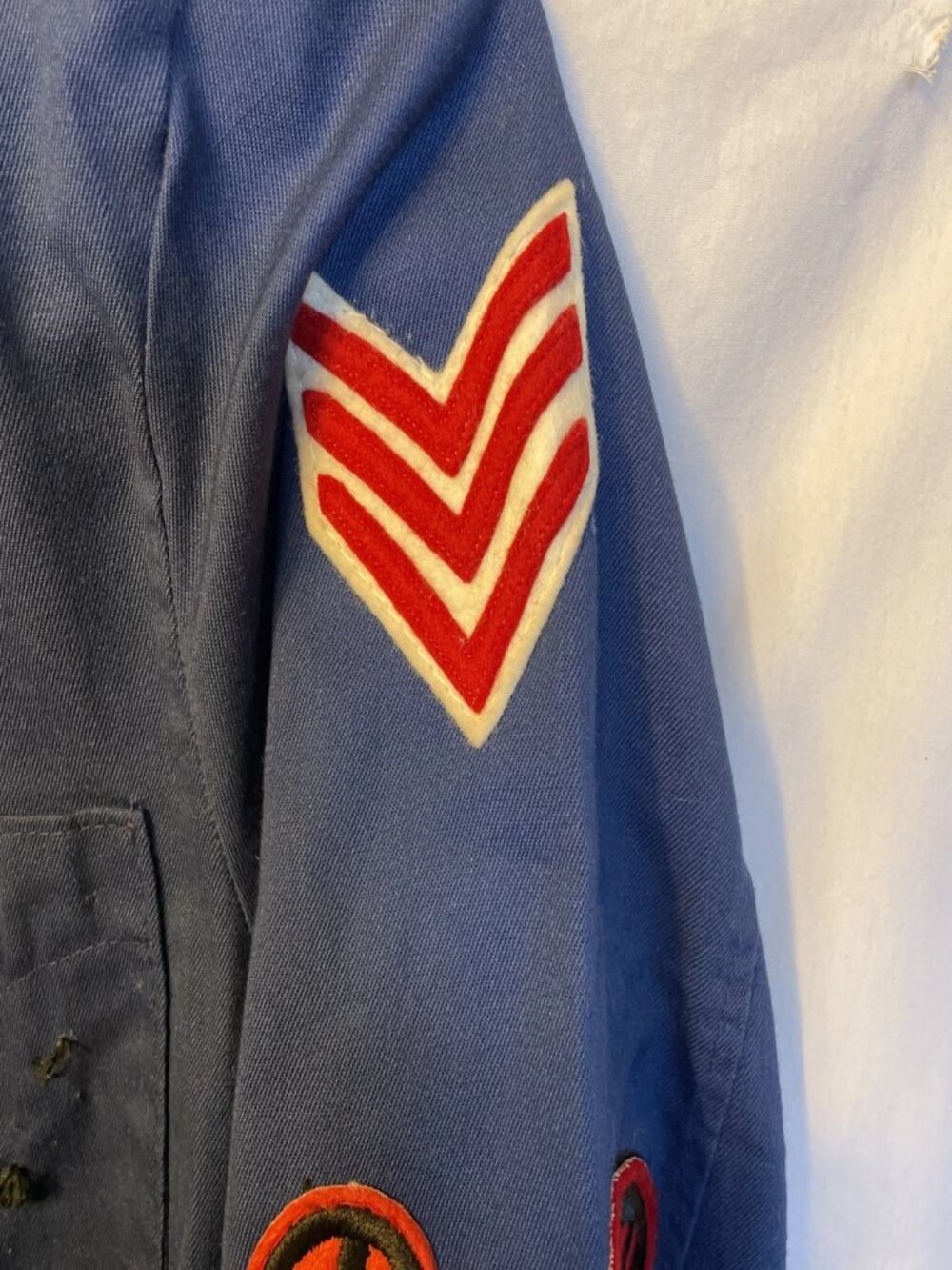 Vtg Culver Military Academy Uniform Jacket Patches Belt Cord Waterbury Buttons - Picture 4 of 14